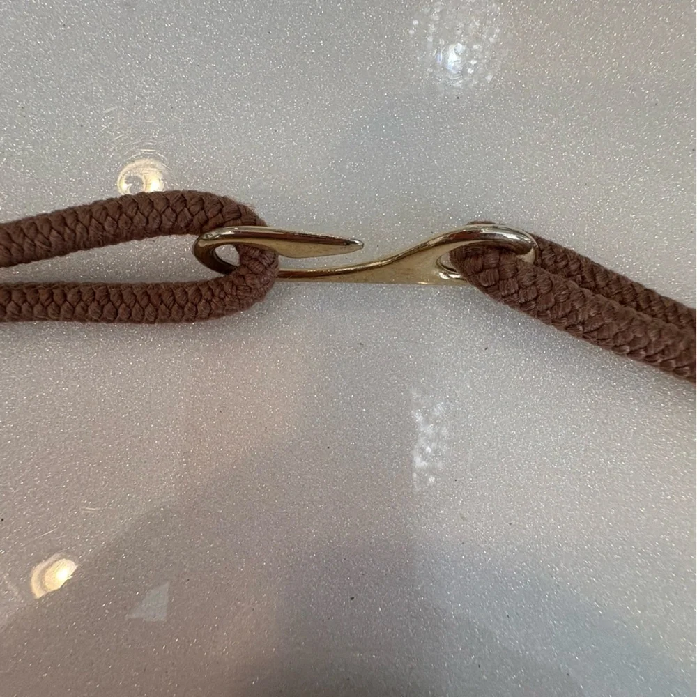 Vintage 70’s 80’s Belt Braided Multicolor Gold Accents Eccentric Grandma Chic